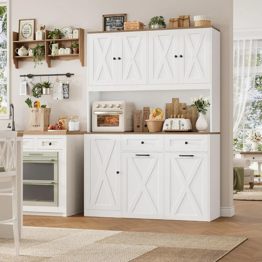 Kitchen Trash Can Cabinet With Double Pull Out Slides