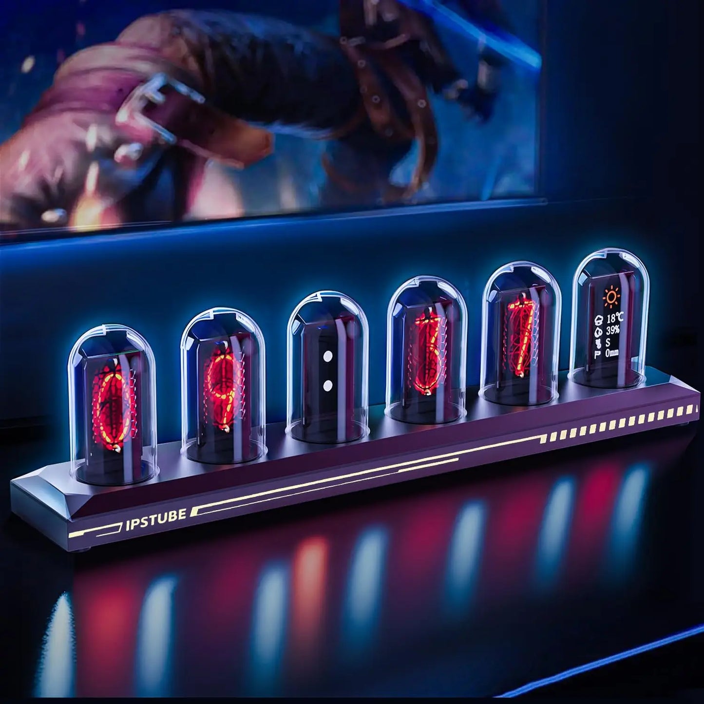 Aiopp Night Light Nixie Tube Clock Kit With App Calibration