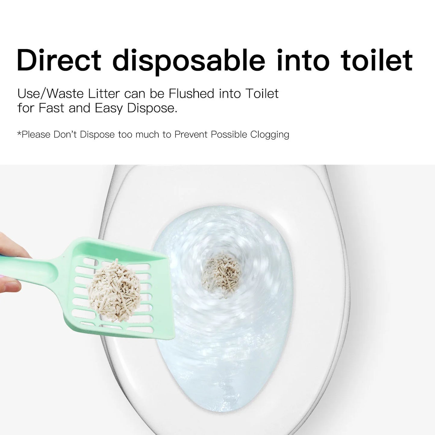 Tofu Cat Litter Dust Free Flushable Quick Clumping Odor Control