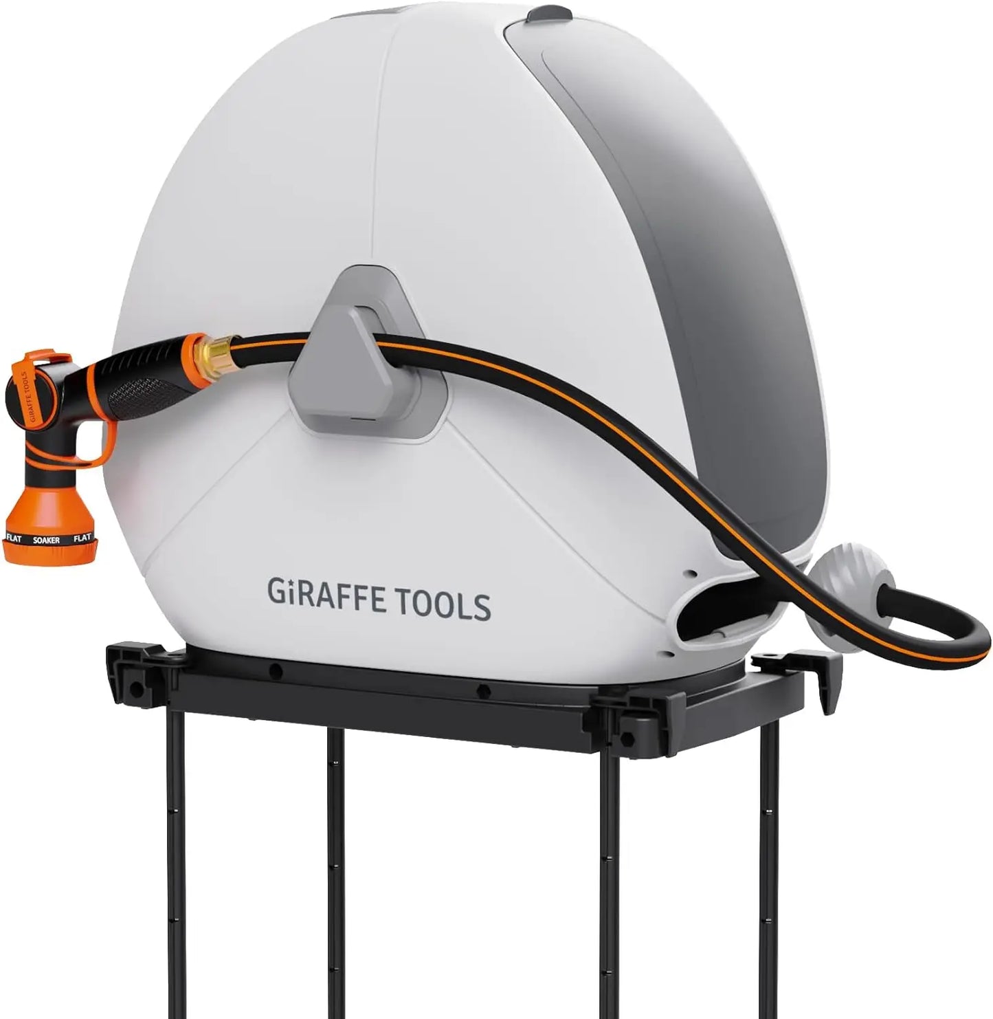 Giraffe Tools Retractable Hose Reel Auto Rewind Ground Mount