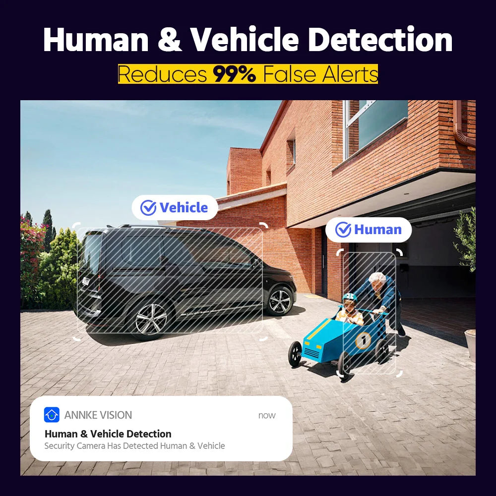 ANNKE 4K Smart Dual Light Varifocal Bullet Network Camera IP67