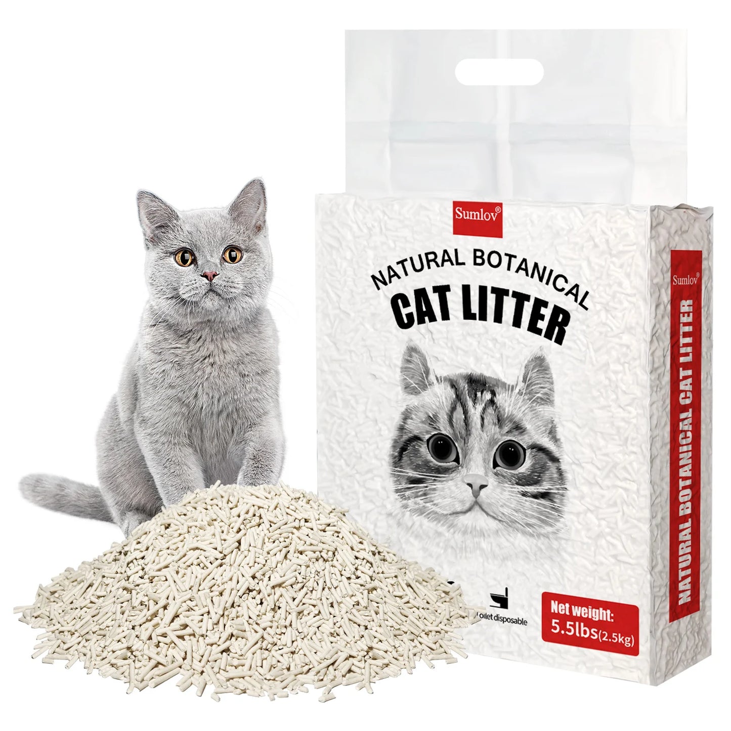 Tofu Cat Litter Dust Free Flushable Quick Clumping Odor Control