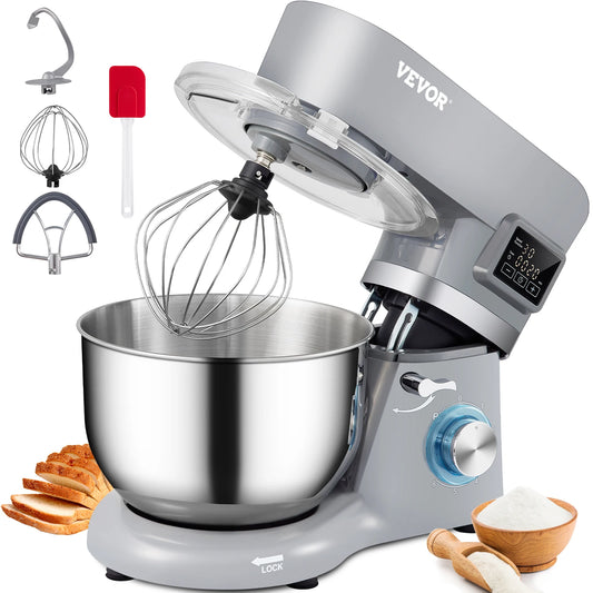 VEVOR Stand Mixer Electric Dough Mixer With LCD Screen