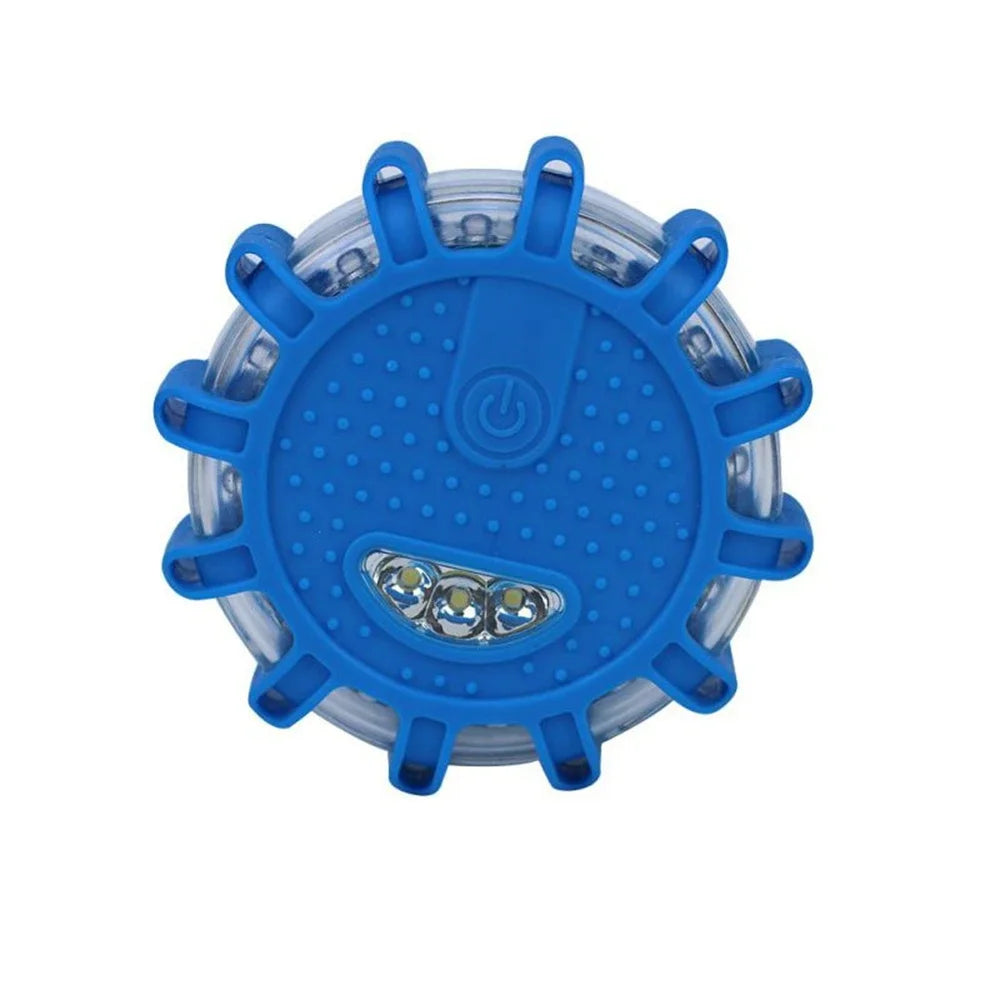 9-Mode 12 LED Roadway Warning Light Magnetic Base Beacon