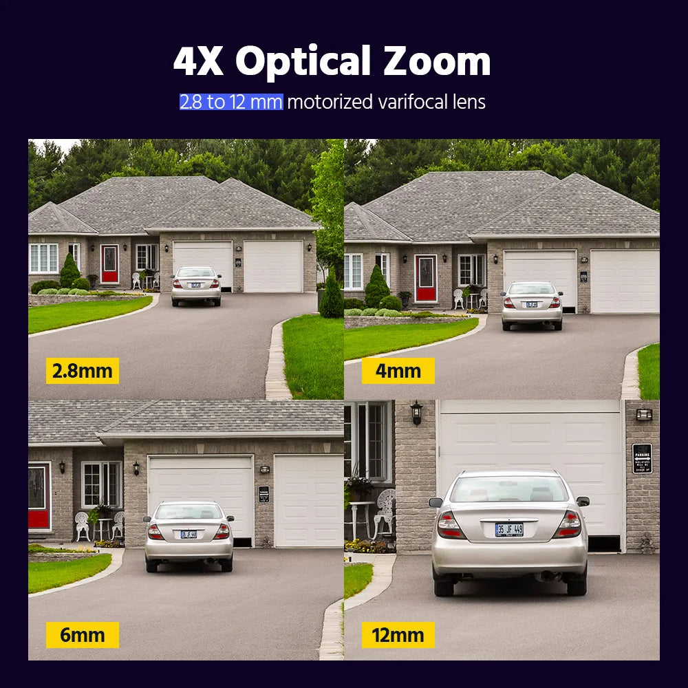 ANNKE 4K Smart Dual Light Varifocal Bullet Network Camera IP67