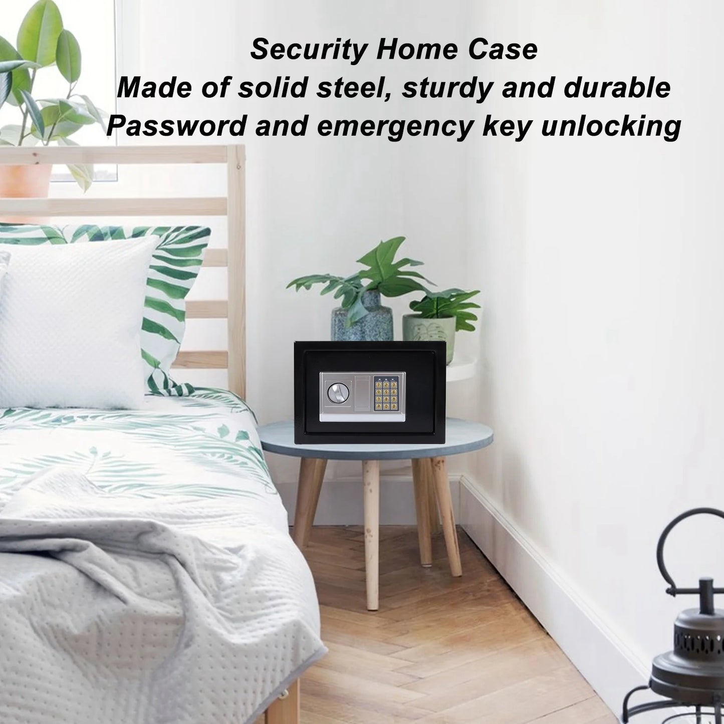 Digital Safe Box With Password Lock Electronic Home Security Cabinet