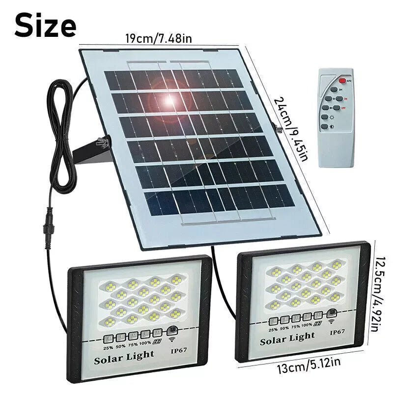 Solar LED Street Light 300W Flood Lamp for Outdoor Use