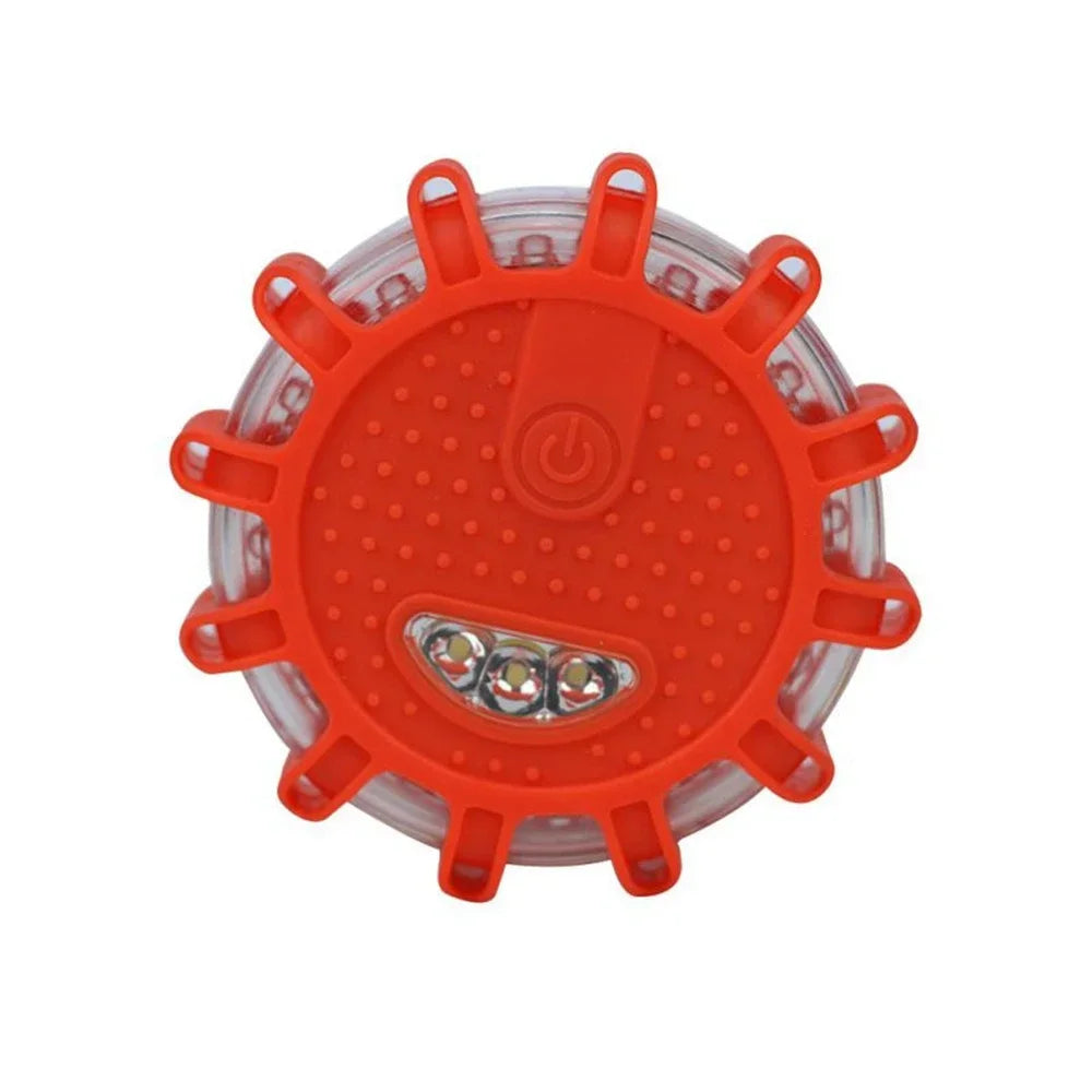 9-Mode 12 LED Roadway Warning Light Magnetic Base Beacon