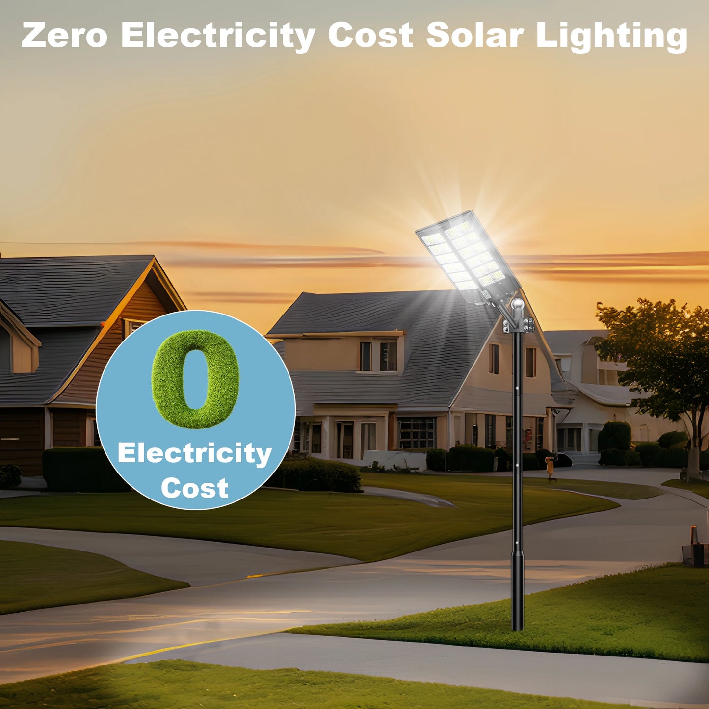 6000W Waterproof Solar Street Lights With Motion Sensor IP65