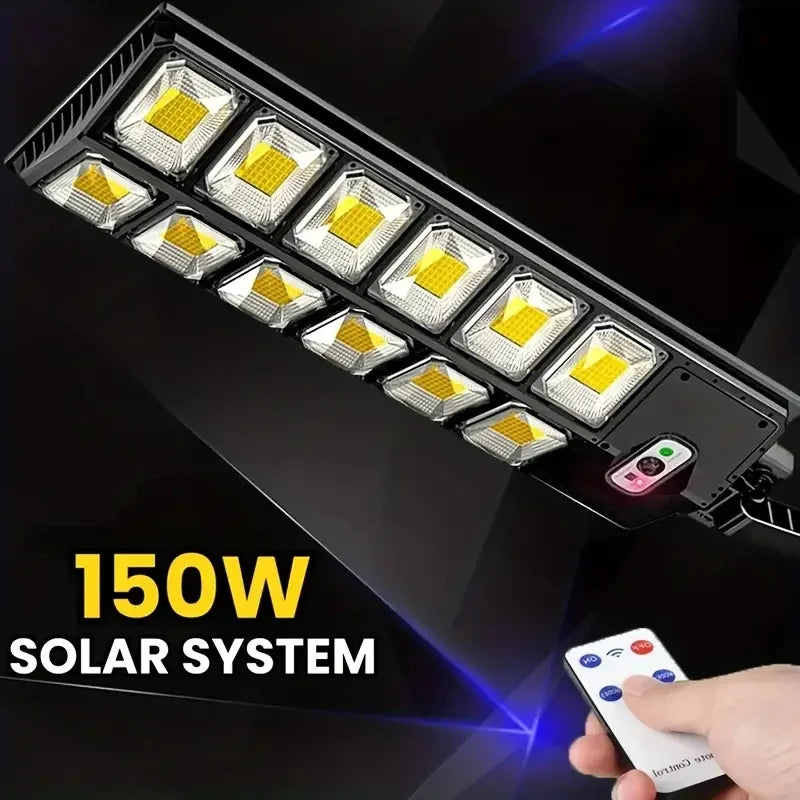 250W Solar Outdoor Flood Lights With Motion Sensor Remote