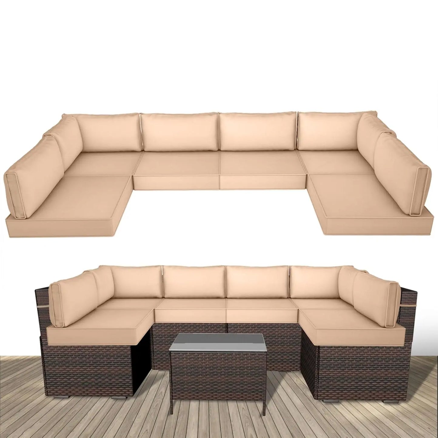 Outdoor Replacement Cushions For Patio Furniture Water Resistant