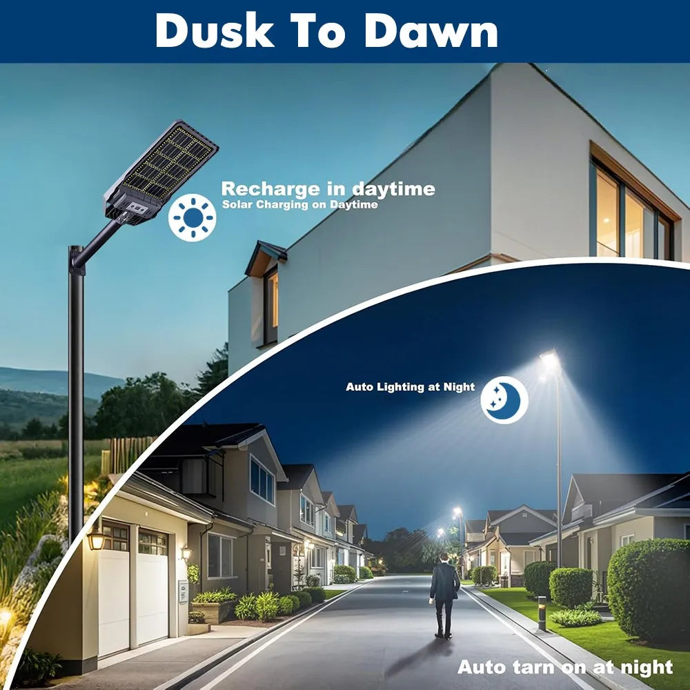 AT Solar Street Light With Motion Sensor And Remote Control