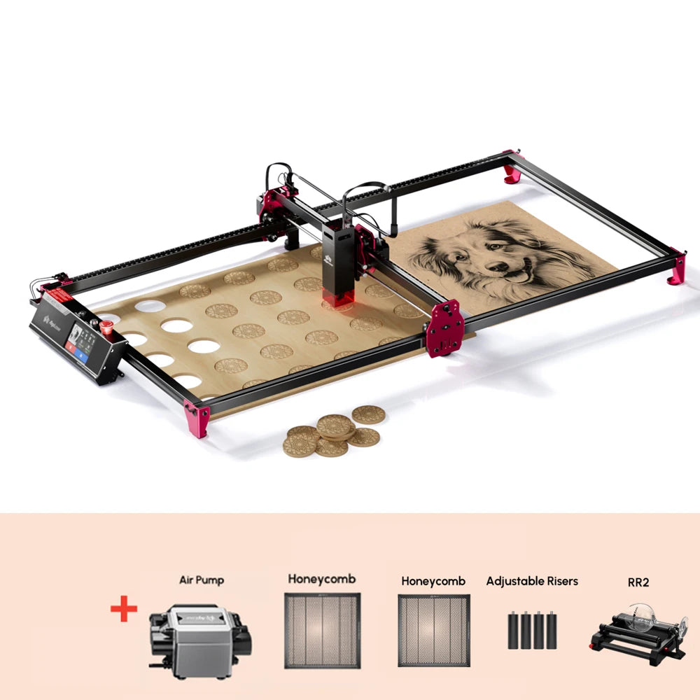 AlgoLaser DIY Kit MK2 10W Touch Screen Laser Engraver