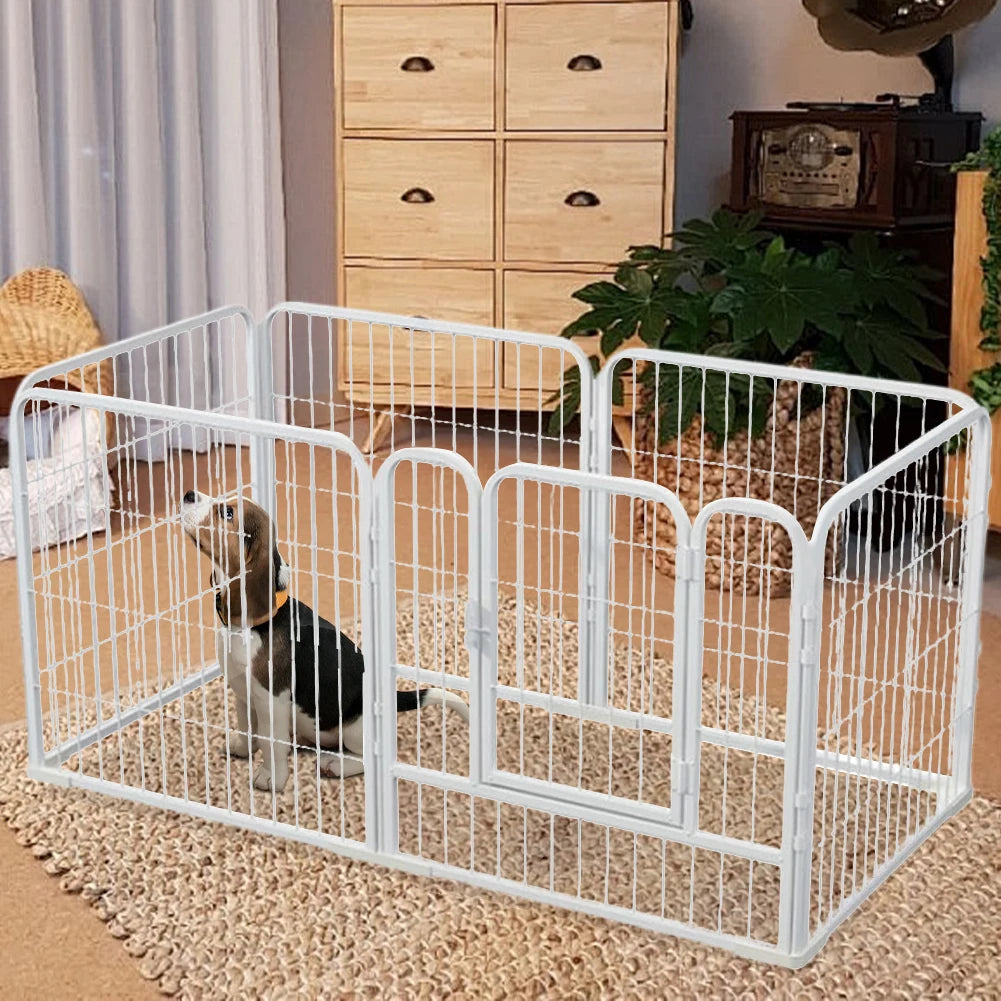 APWIKOGER Heavy Duty Pet Playpen Six Panel Portable Fence