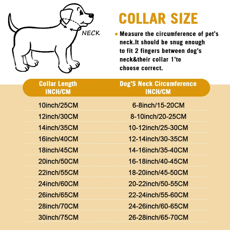 Stainless Steel Cuban Link Dog Collar For Walking Training