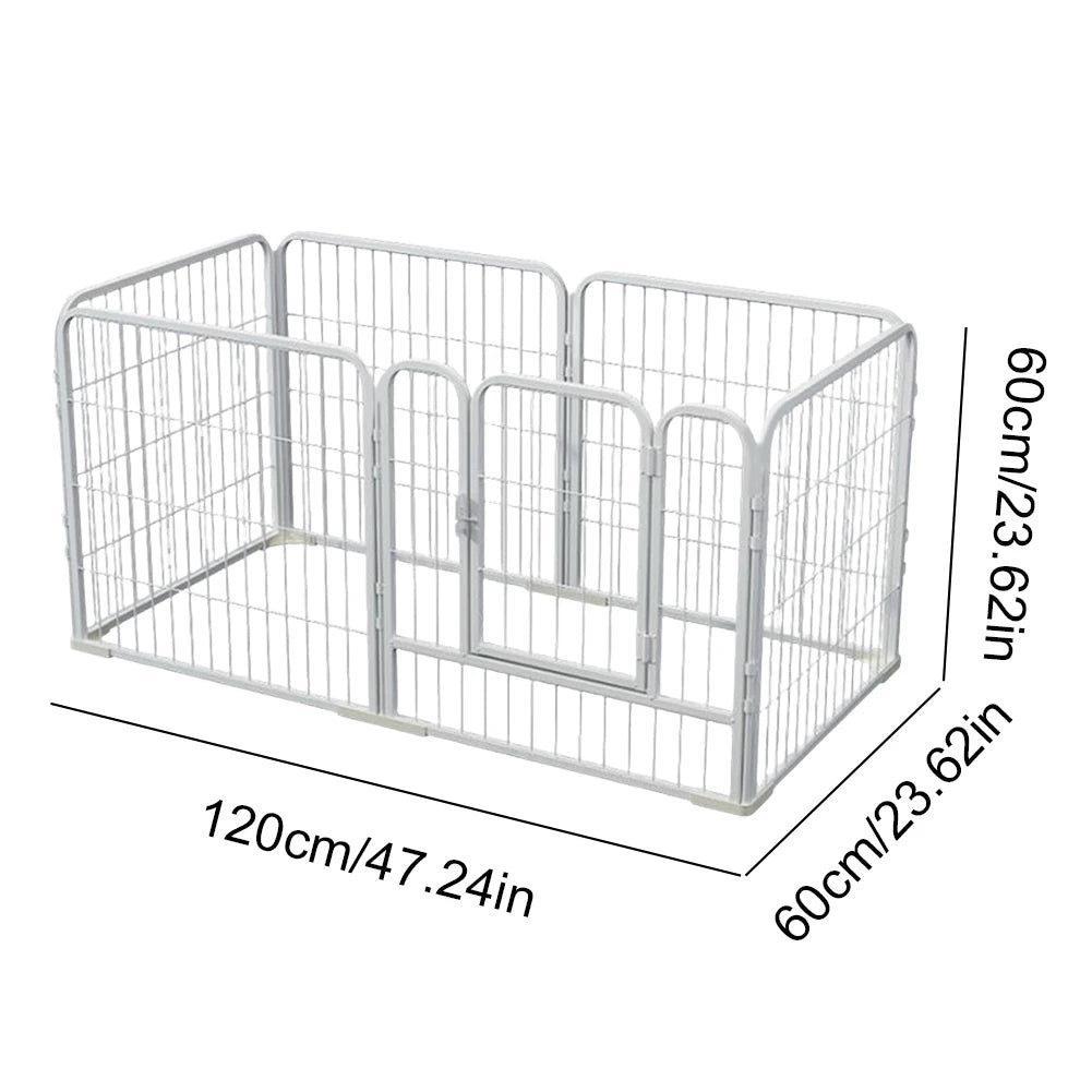 APWIKOGER Heavy Duty Pet Playpen Six Panel Portable Fence