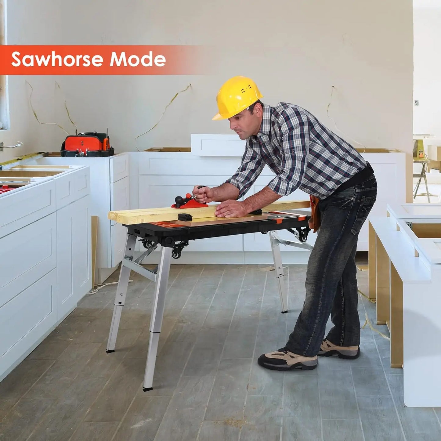 7 In 1 Portable Workbench For Garage Multifunction Folding Table