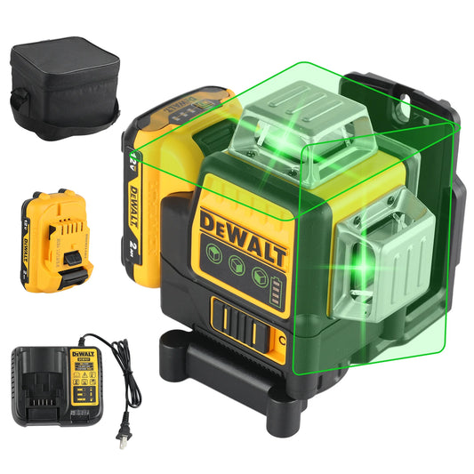DEWALT DW089LG 12V Green Beam Self Leveling Laser With 12 Lines