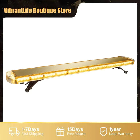 96LED 360 Degree Safety Strobe Light Bar With Remote Control