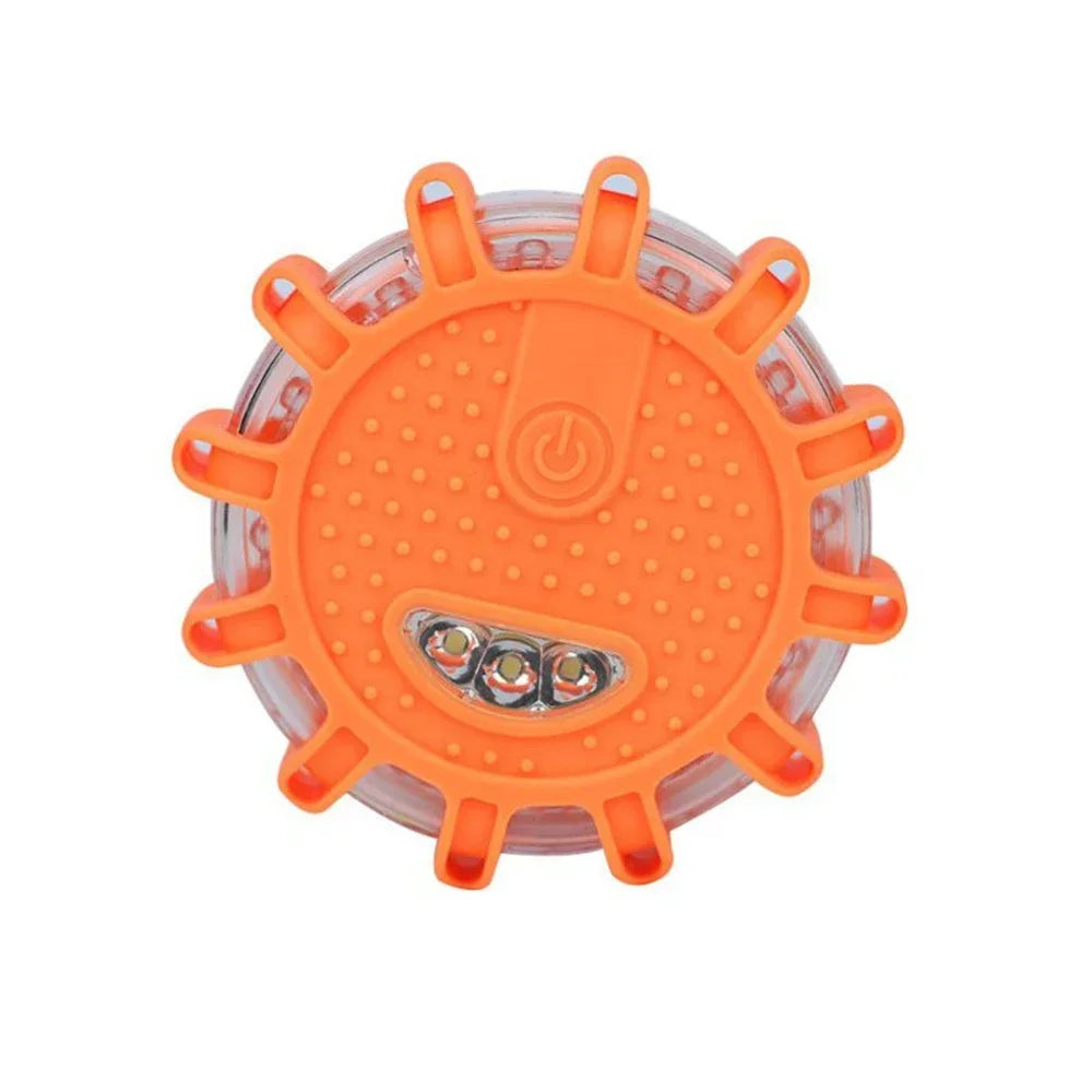 9-Mode 12 LED Roadway Warning Light Magnetic Base Beacon