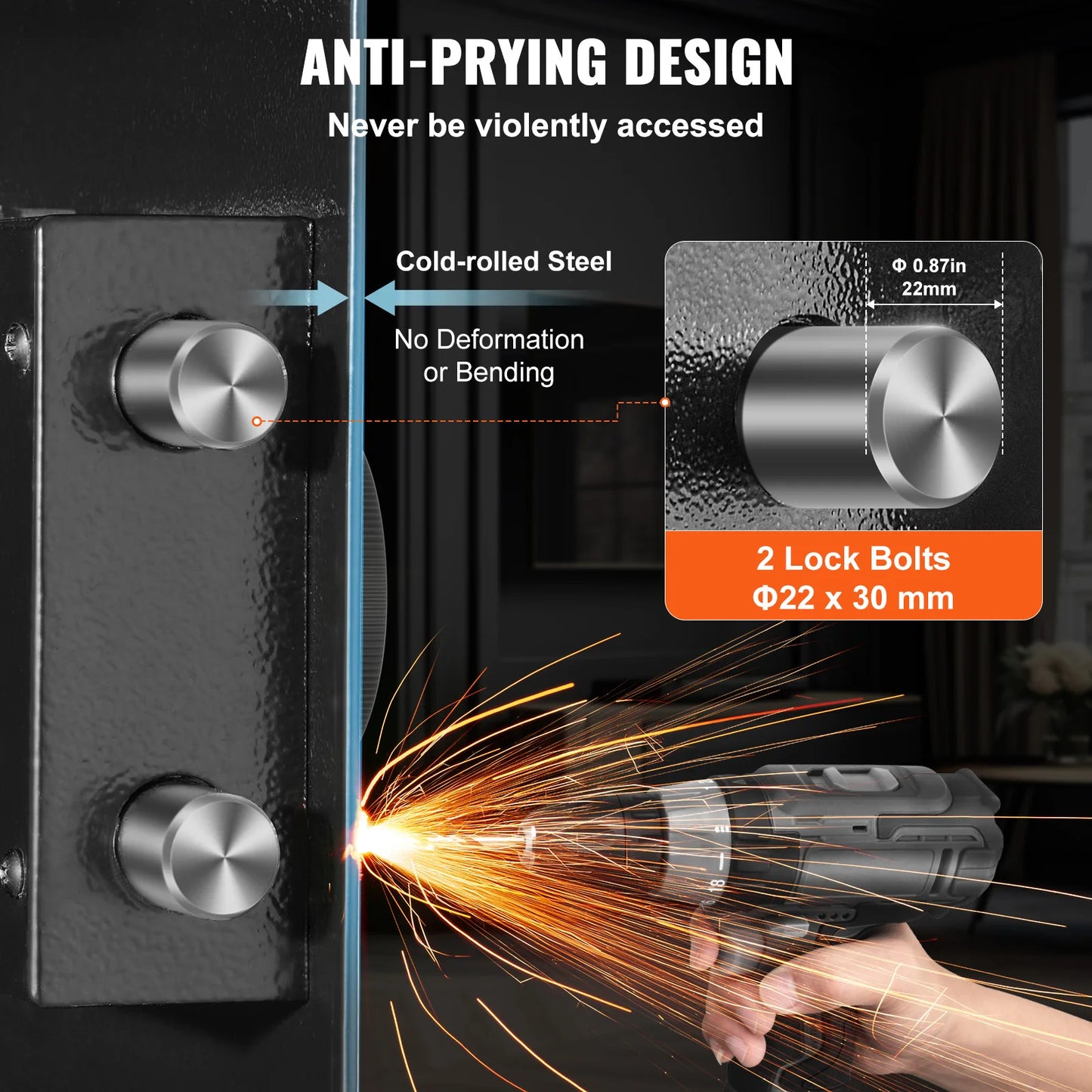 SucceBuy Wall Safe With Keypad Hidden In Wall
