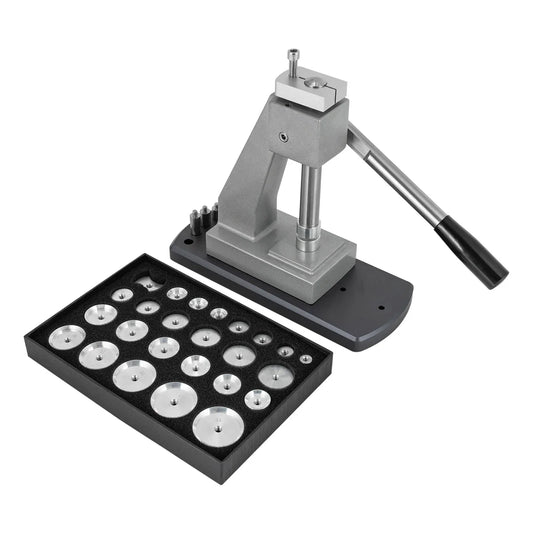 Watch Press Tool Set With 25 Dies Watchmaking Capping Machine