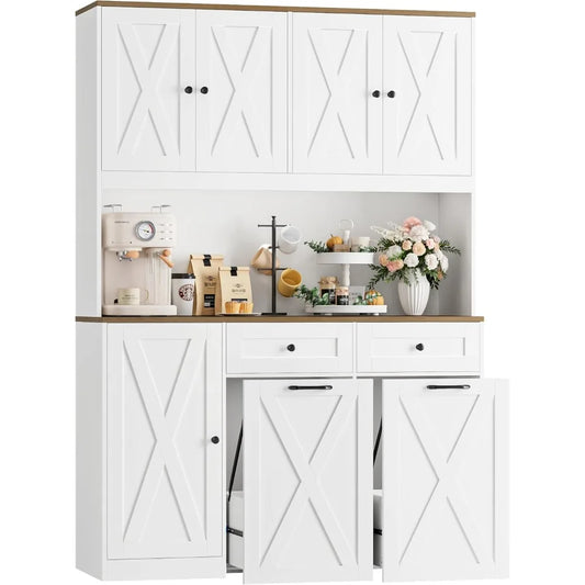 Kitchen Trash Can Cabinet With Double Pull Out Slides