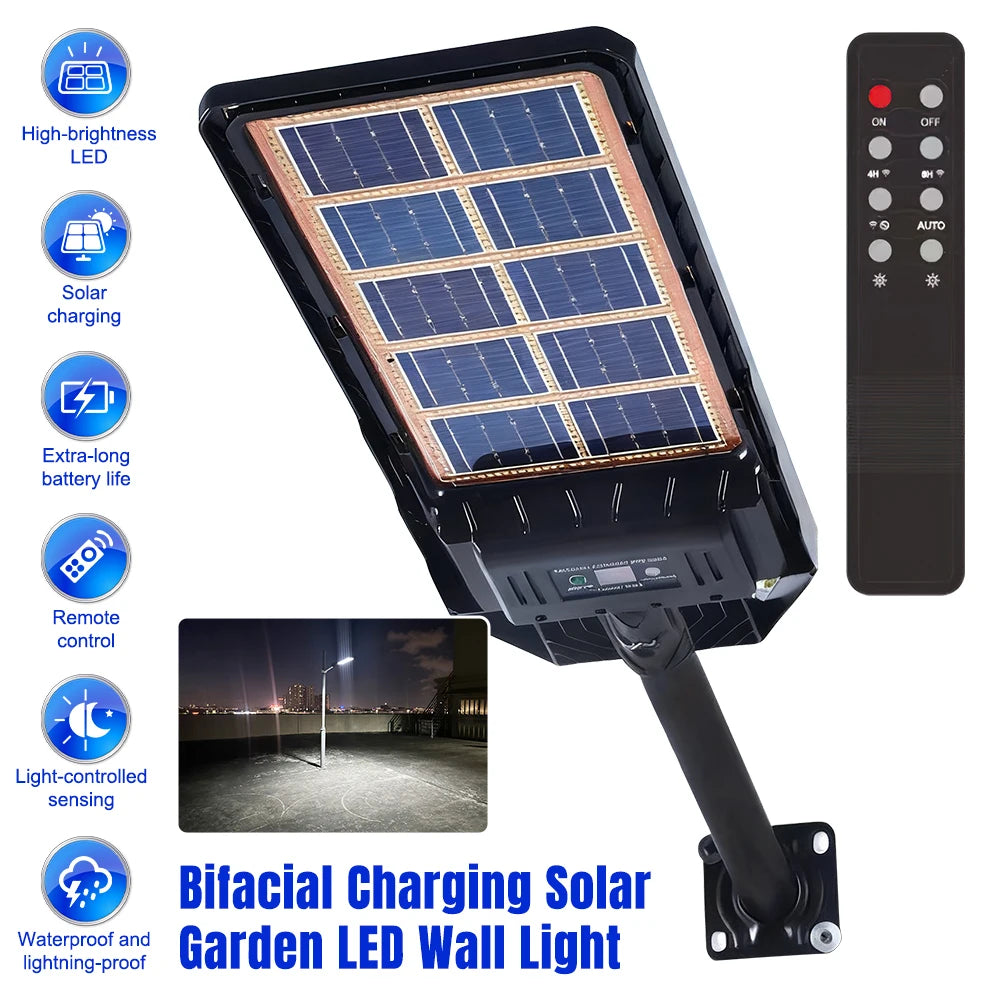 AT Solar Street Light With Motion Sensor And Remote Control