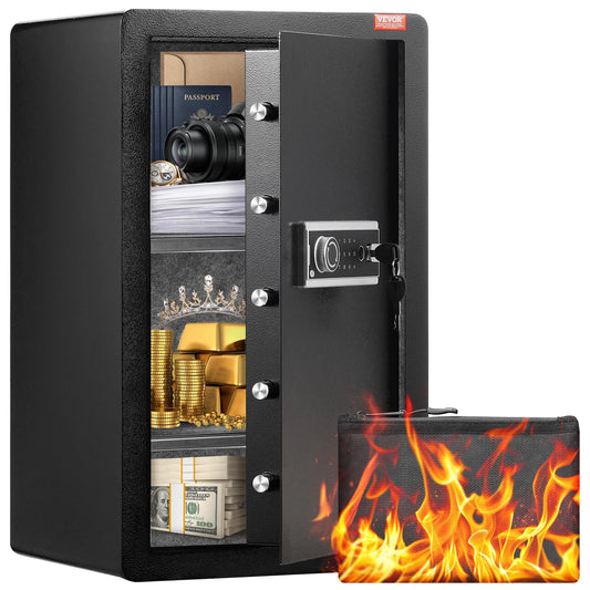 SucceBuy Safe Box With Key Lock Password And Fingerprint