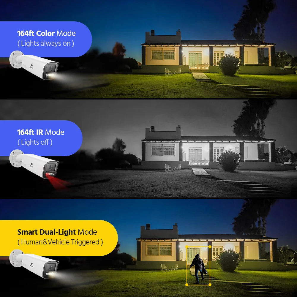 ANNKE 4K Smart Dual Light Varifocal Bullet Network Camera IP67