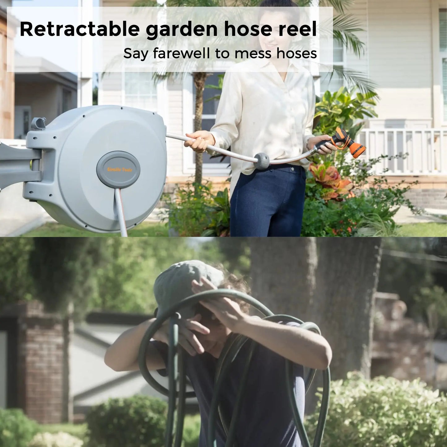 Giraffe Tools Retractable Garden Hose Reel CW20