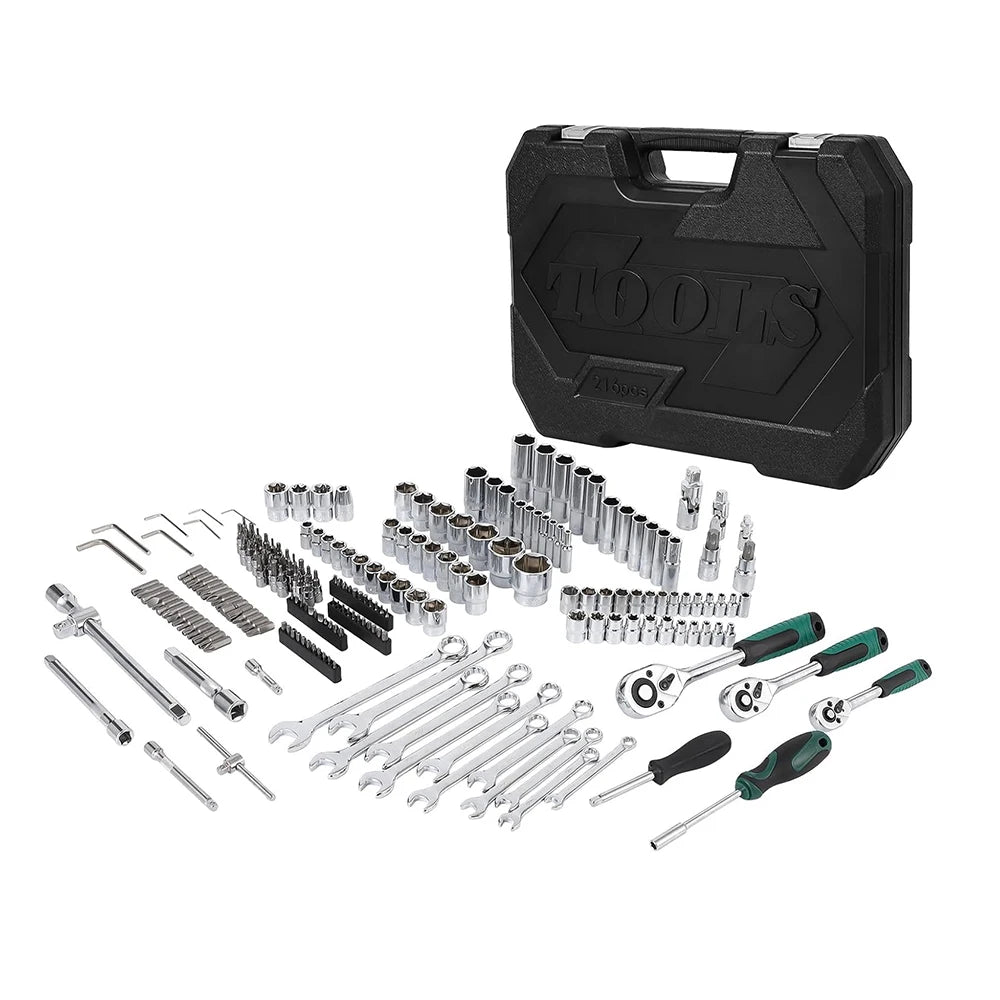 HiMISS Home Auto Repair Tool Kit With Storage Case