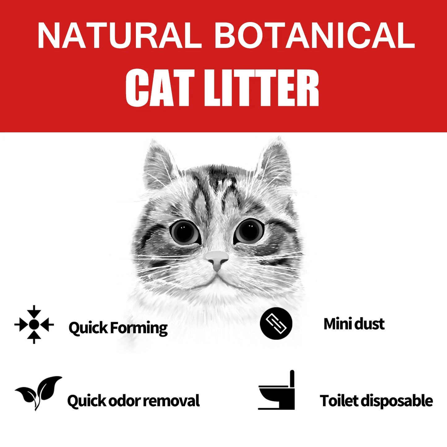 Tofu Cat Litter Dust Free Flushable Quick Clumping Odor Control