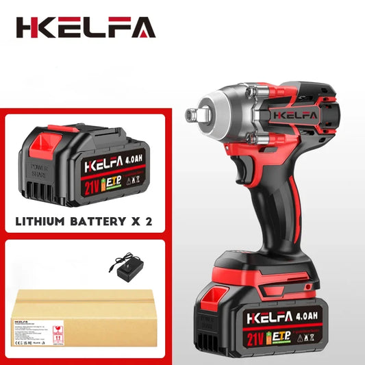 HKELFA MT520 Brushless Impact Wrench 588 Nm Torque