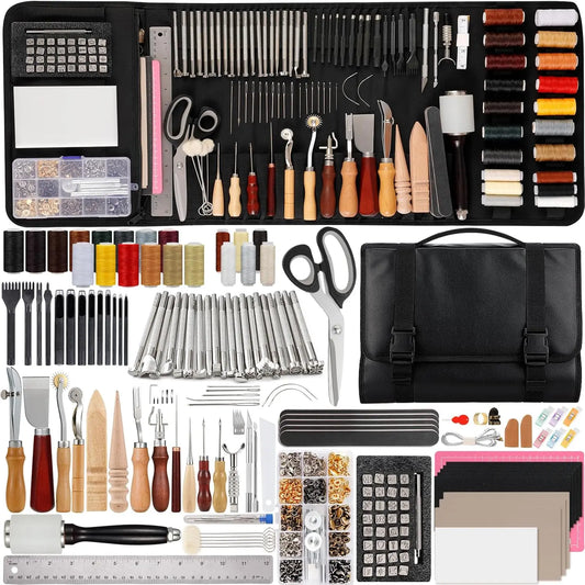 Leather Craft Tool Kit Storage Bag for Stamping and Carving