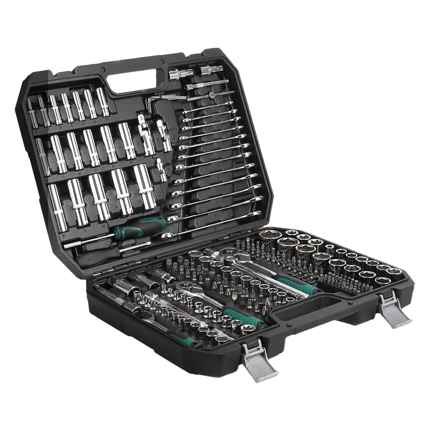 HiMISS Home Auto Repair Tool Kit With Storage Case