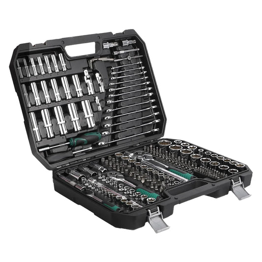 HiMISS Home Auto Repair Tool Kit With Storage Case