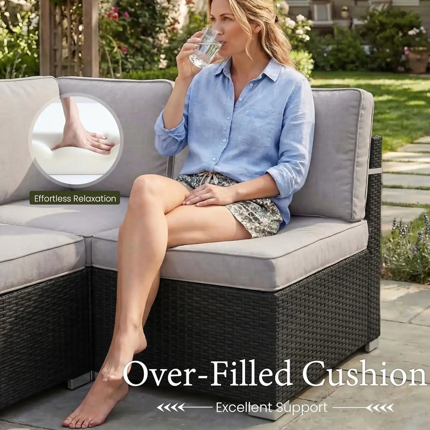Patio Furniture Set With Fire Pit Table