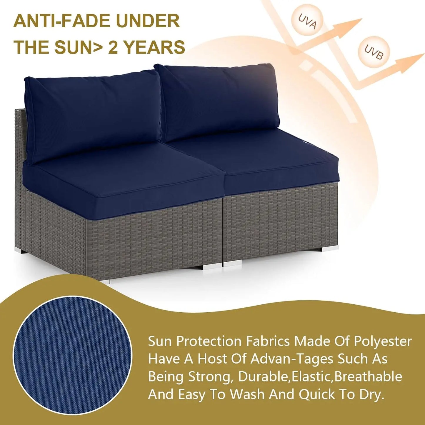 Outdoor Replacement Cushions For Patio Furniture Water Resistant