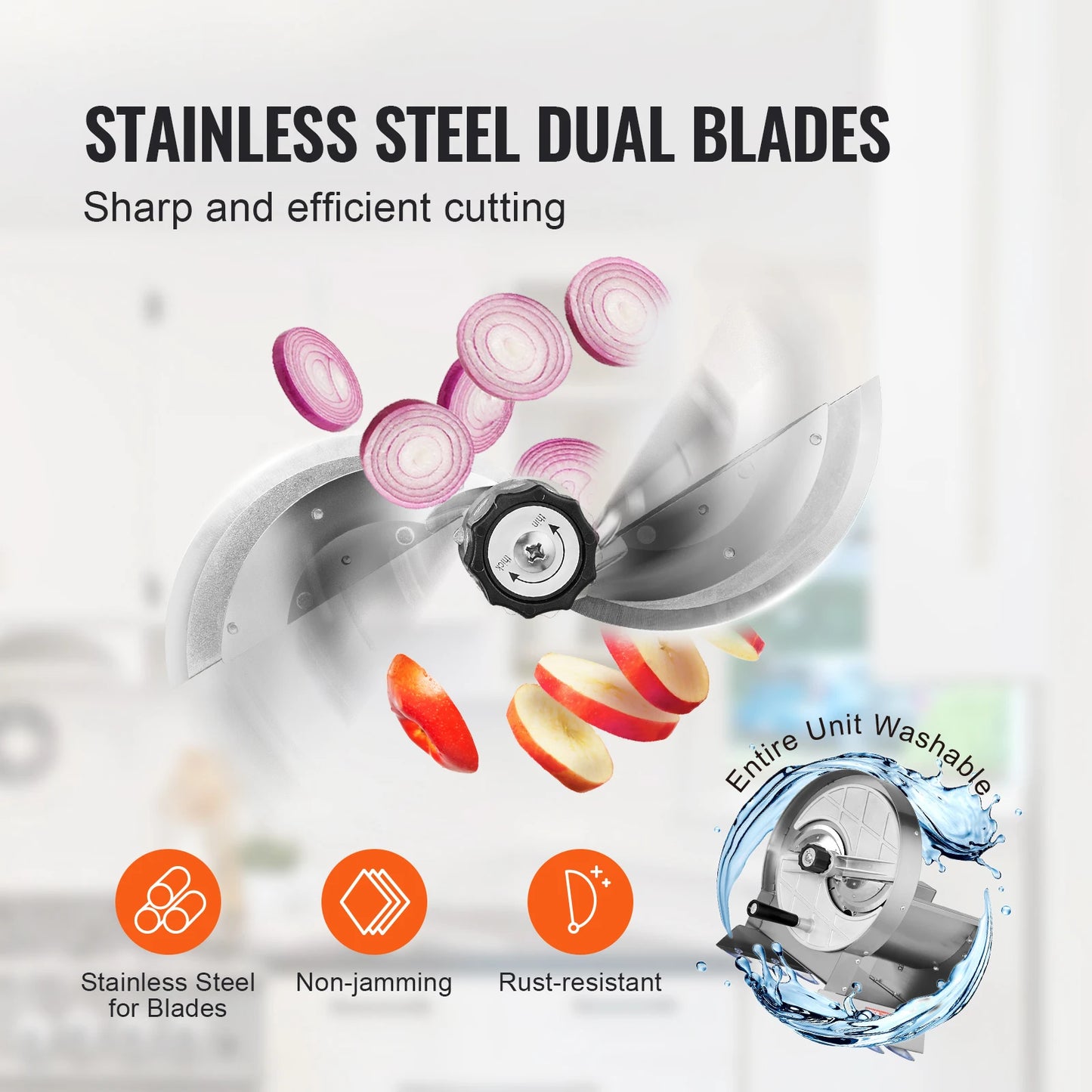 VEVOR Manual Vegetable Fruit Slicer For Commercial Use
