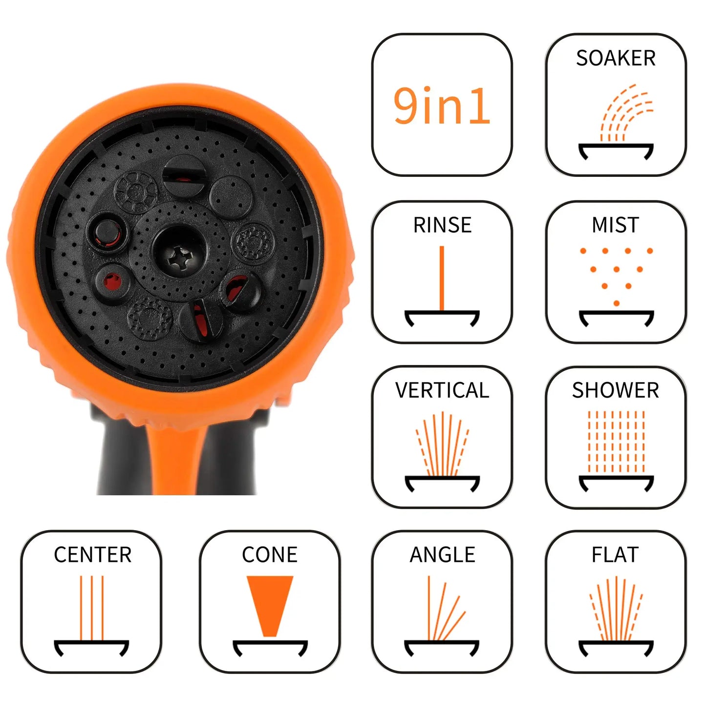 Giraffe Tools Retractable Garden Hose Reel Wall Mount