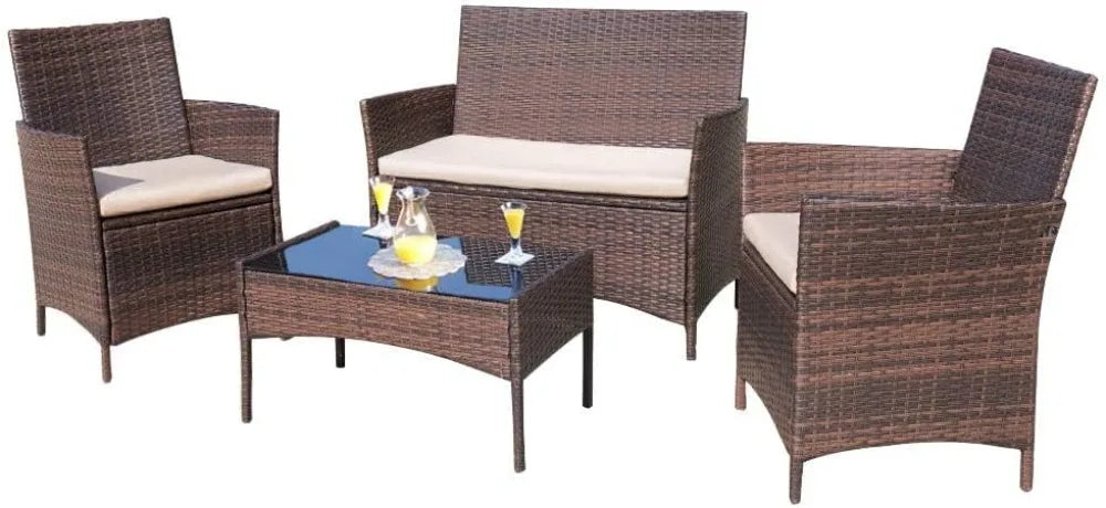 Outdoor Patio Furniture Sets Rattan Chair Wicker Set