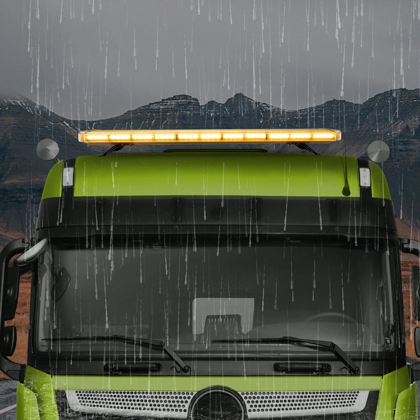 96LED 360 Degree Safety Strobe Light Bar With Remote Control