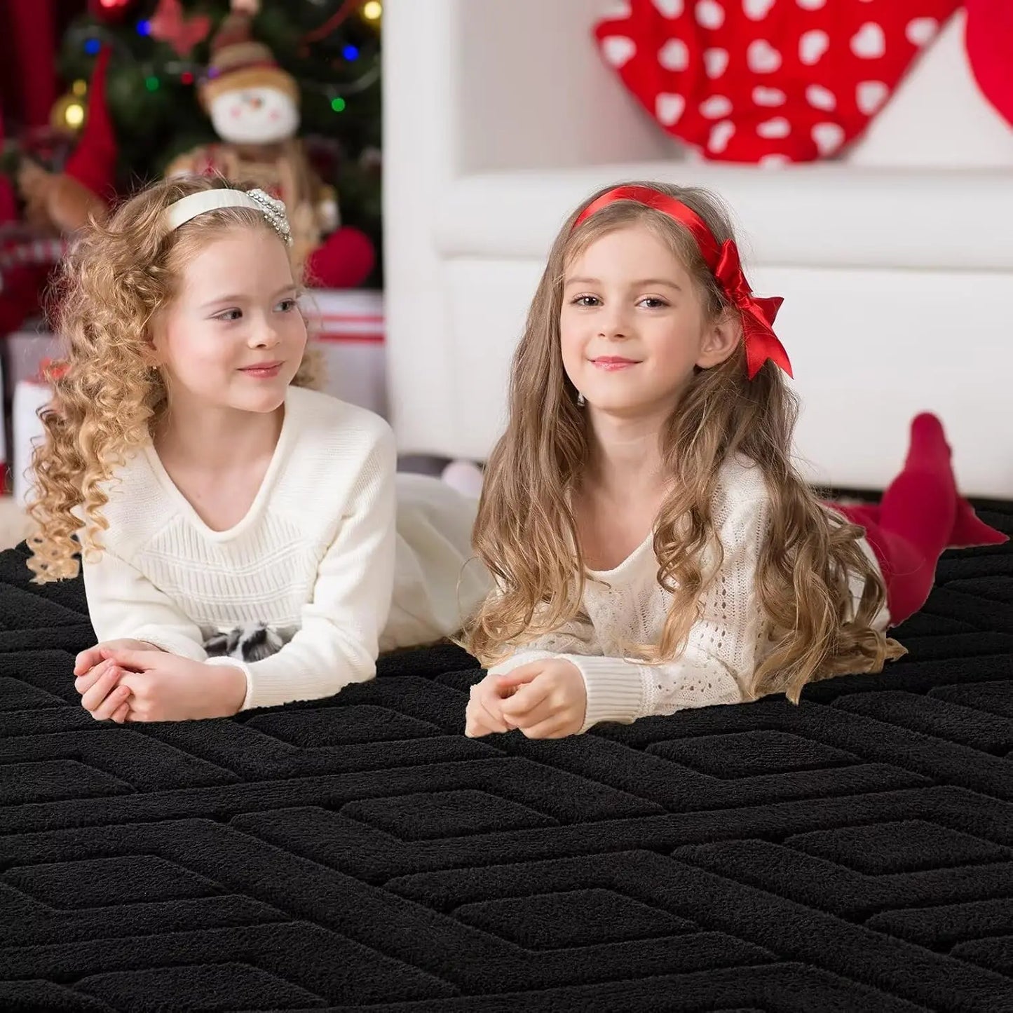 Geometric Shag Area Rug Non Slip Washable Living Room