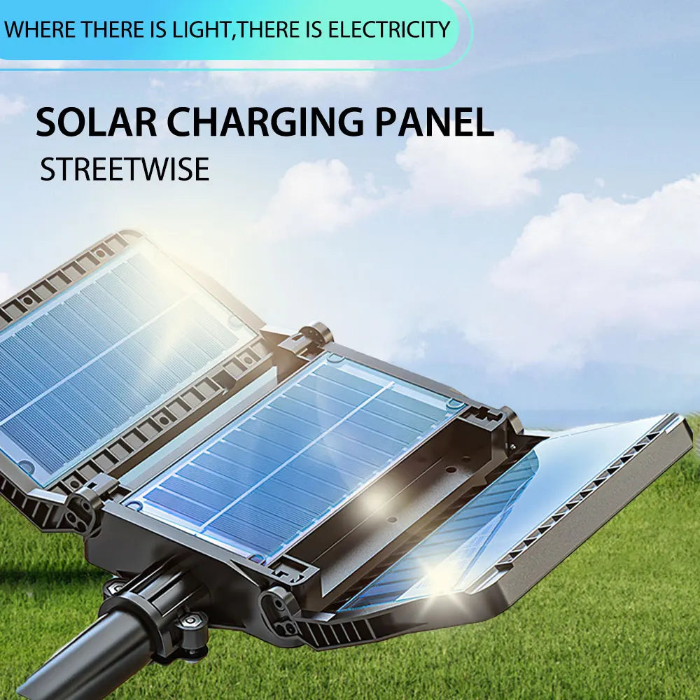 Solar Powered LED Flood Lights Outdoor 800LED Motion Sensor IP66