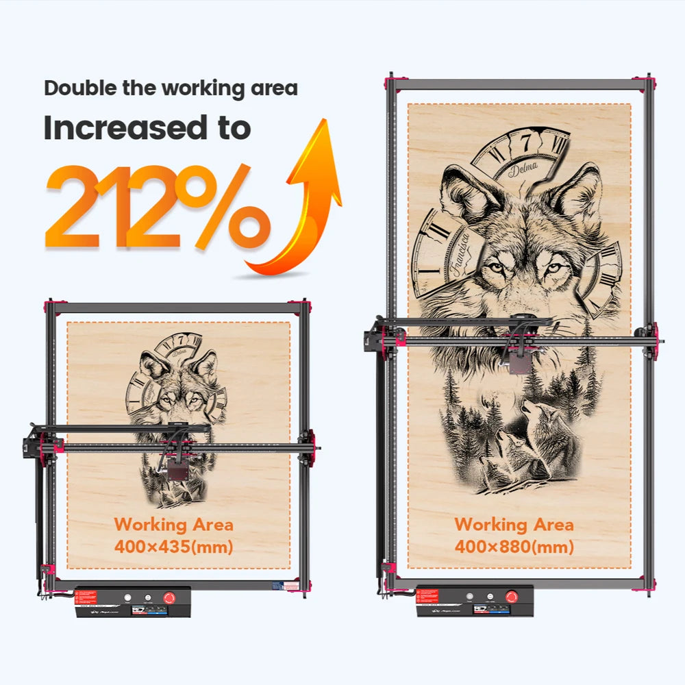 AlgoLaser DIY Kit MK2 10W Touch Screen Laser Engraver