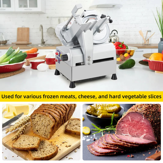 Adoolla Automatic Meat Slicer With Dual 240W and 430W Motors