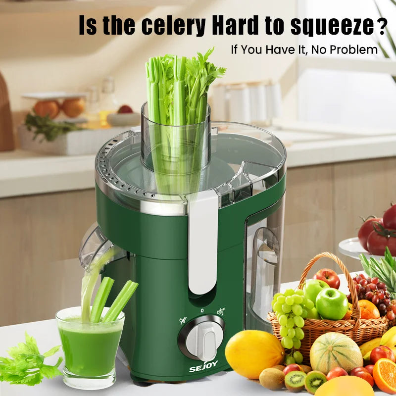 Sejoy 500W Fruit Juicer Centrifugal Extractor Machine