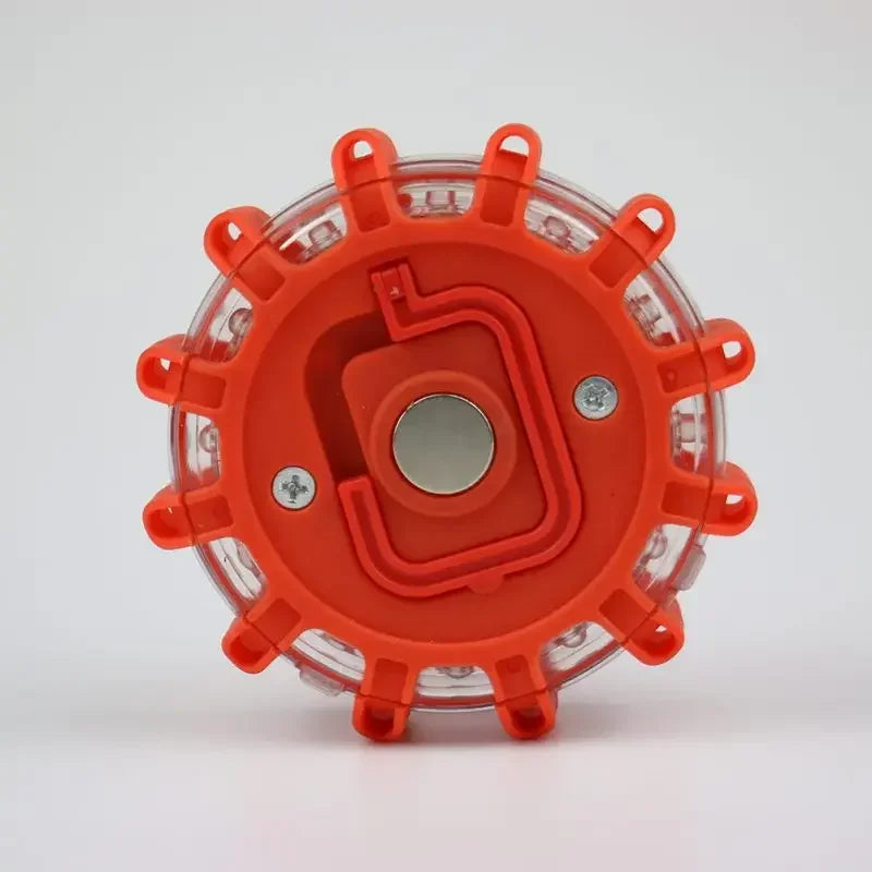 9-Mode 12 LED Roadway Warning Light Magnetic Base Beacon