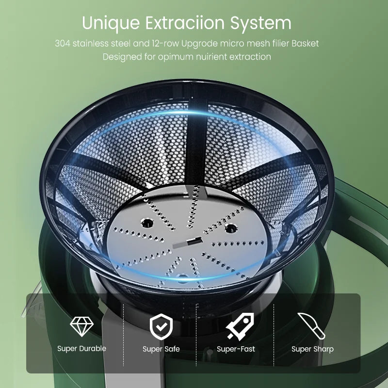 Sejoy 500W Fruit Juicer Centrifugal Extractor Machine